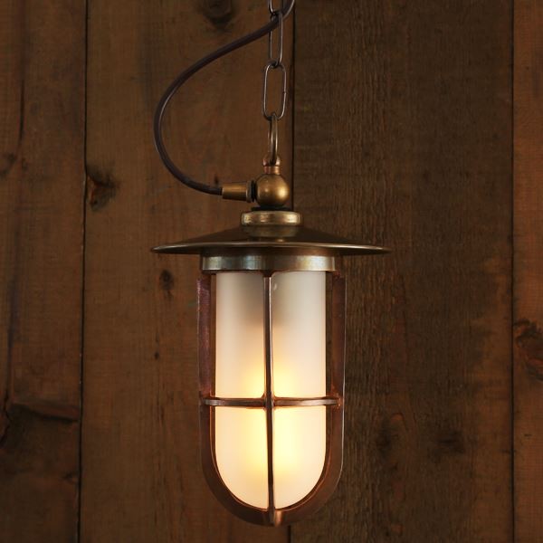 The Asmara well glass pendant from Mullan Lighting is designed to complement any natural light 