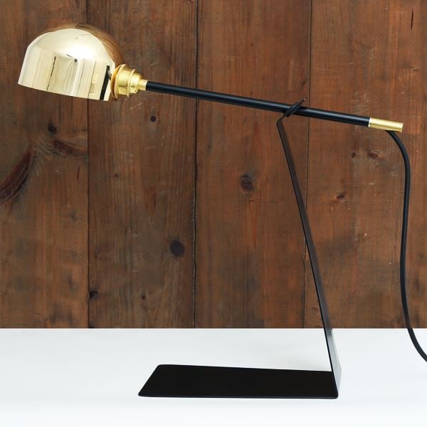 Designed for versatility, the Kingston contemporary table lamp is a stylish lighting accessory that will complete the look of your modern study room. Perfect for hobbies or reading, this contemporary desk lamp delivers a utilitarian flair to any desk or nightstand.