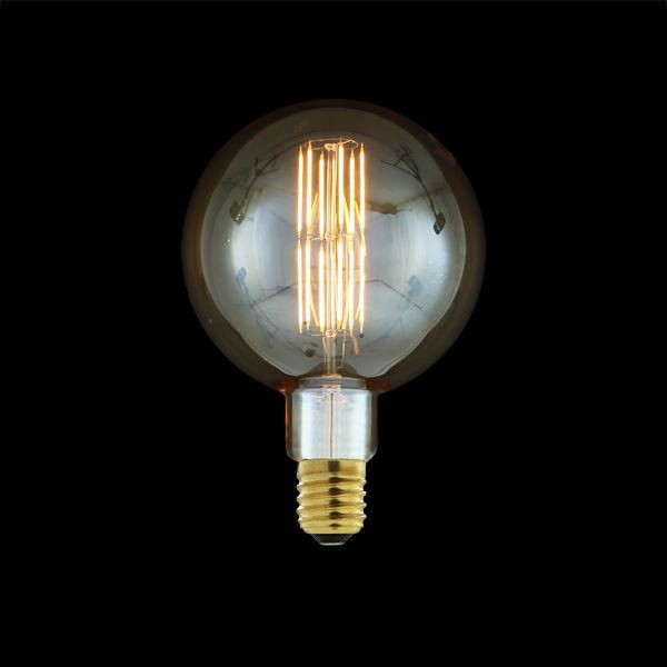 Decorative filament bulbs are often eye-catching and add a soft glow to a space. 