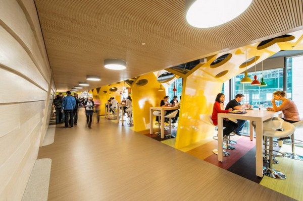 Mullan Lighting manufactured a number of light fixtures for  Google's European Headquarters in Dublin