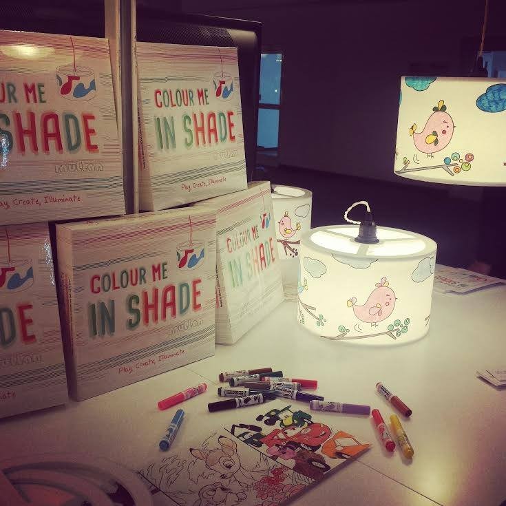 The Colour Me In Shade by Mullan Lighting comes in a number of designs 