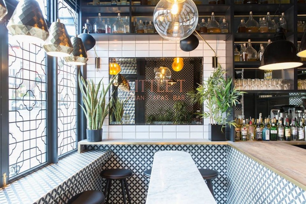 This Asian-style restaurant in London features our light fixtures