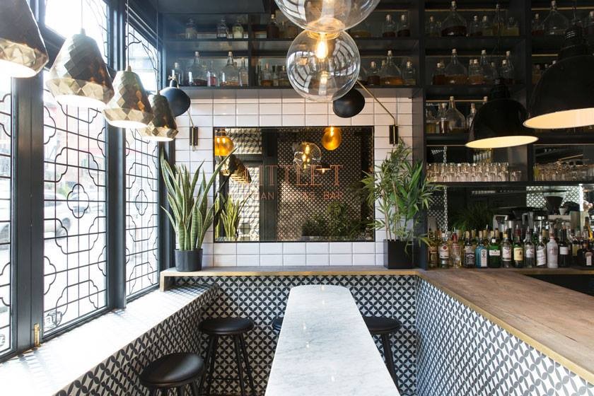 This Asian restaurant in London is lit up by light fixtures from Mullan Lighting 