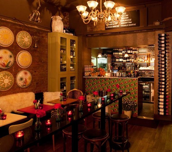 Mullan Lighting chose an eclectic lighting approach to complement the interior décor of Bedlam restaurant, Dublin