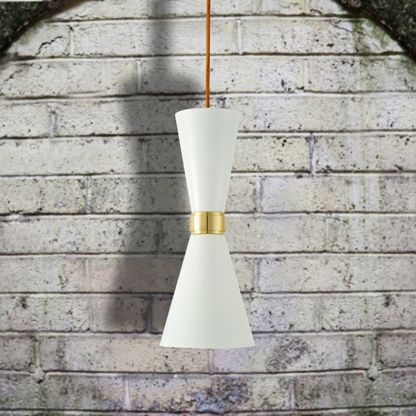 With a sleek and slim profile, the Cairo contemporary pendant light adds a touch of ambient illumination and industrial chic to your home. The conical design of this contemporary pendant lamp make it a valuable asset over a bedside locker to enjoy your favorite book.