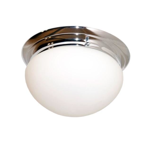 With a clean design, the Clyde semi-flush ceiling light will provide a soft light to your decor. 