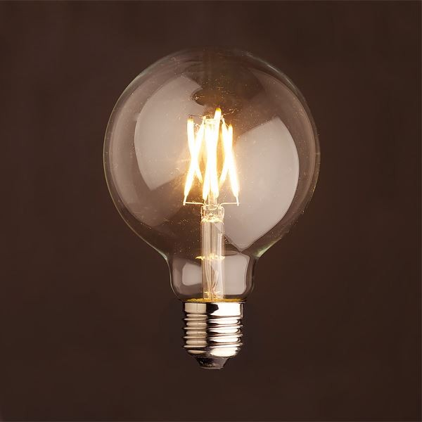 The E27 4W LED XL round filament bulb emits a soft glow output that can create unforgettable atmosphere in environments such as restaurants and hotels.  