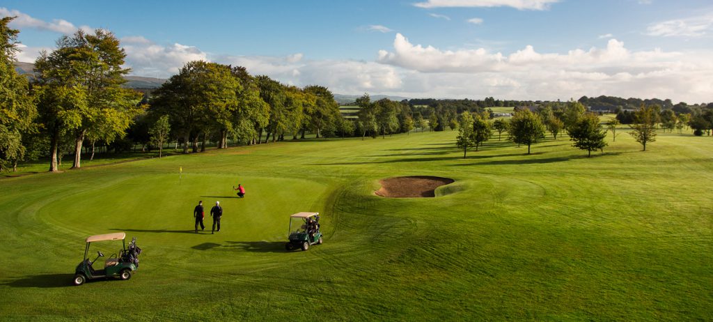 The Foyle Golf Centre green