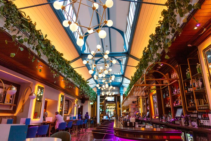 Helena chandelier in the newly opened Café en Seine, Dublin, Ireland