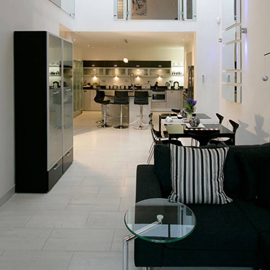 Irish interior designers Ger Smyth Interiors designed this kitchen space that is stylish yet comfortable