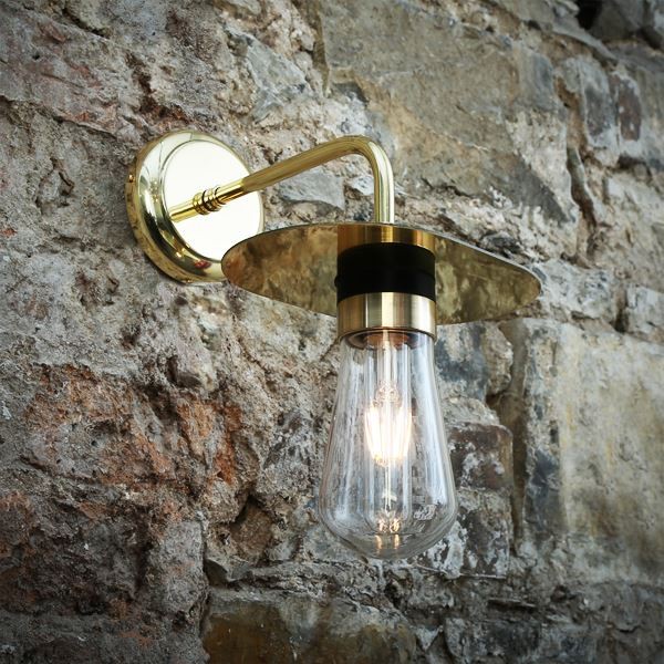 Aesthetically pleasing, the Kai wall light is a great way to add gleaming shine to your home. This wall light would look great if installed in either side of a door to provide a soft diffused light. Its open bottom shape allows for a subtle floodlight effect.