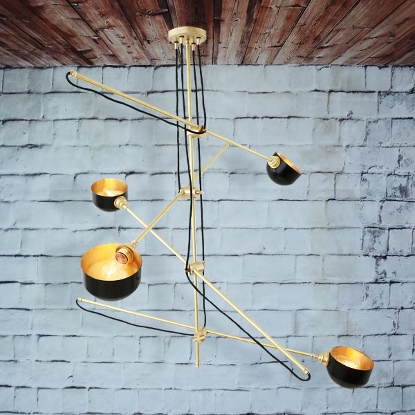 The Kingston contemporary chandelier is a trendy combination of contemporary design with retro inspiration