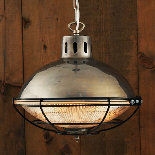 Evoking cottage charm, the Marlow industrial cage lamp adds a warm accent to any decor. Using smooth lines and curvature when required this factory style light enjoys a rustic charm that seamlessly falls into place, lighting up a kitchen, dinning room or hallway.