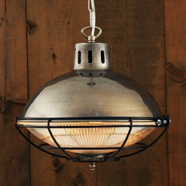 Evoking modern charm, the Marlow industrial cage lamp adds a warm accent to any decor. Using smooth lines and curvature when required this factory style light enjoys a rustic charm that seamlessly falls into place, lighting up a kitchen, dinning room or hallway.