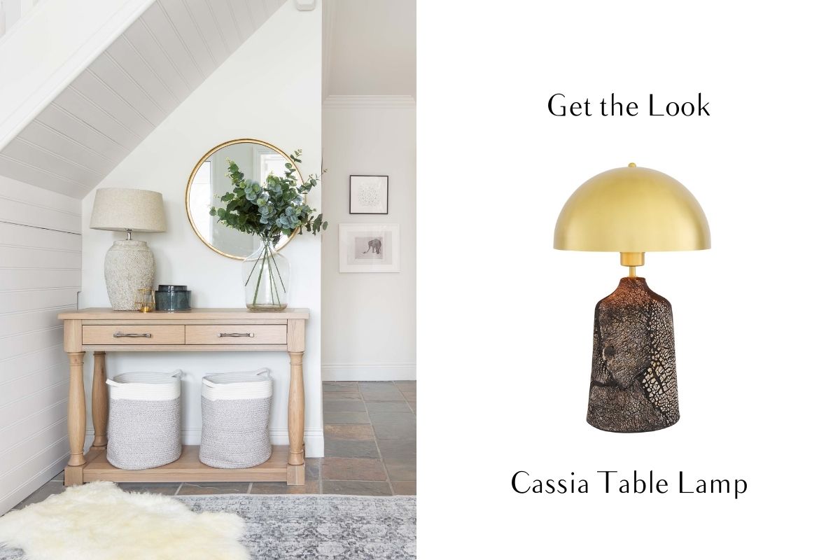 style so simple - mullan lighting - cassia ceramic table lamp