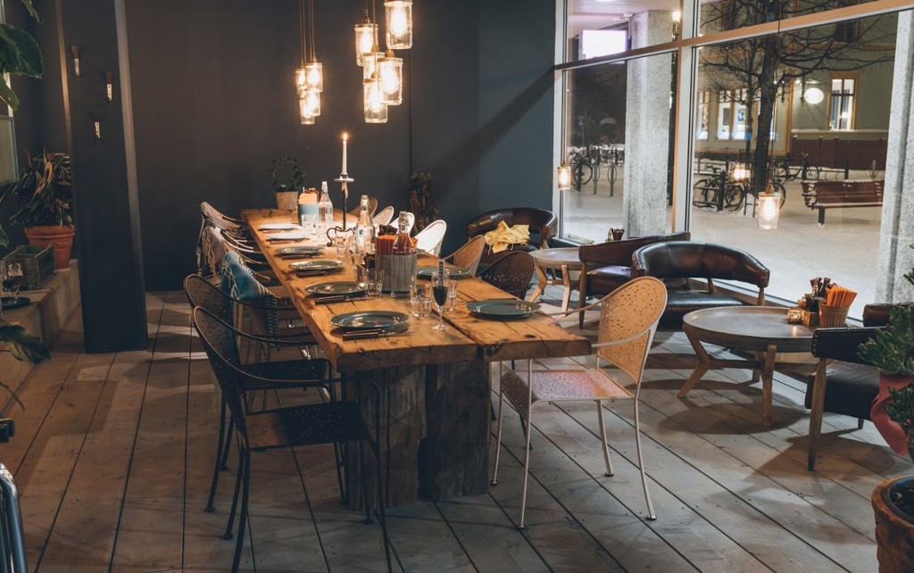 Swedish restaurant lighting design with vintage appeal – Orangeriet Boule & Bistro