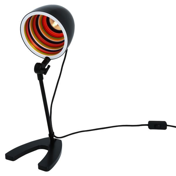 The hand crafted Sergeant Pepper was inspired by the psychedelic videos from the Beatles in the 1960's. This seemingly elegant and simple table lamp form reveals elaborate and joyful patterns of colors inside creating a unique and surreal visual effect. A great and groovy choice for today's contemporary interiors.