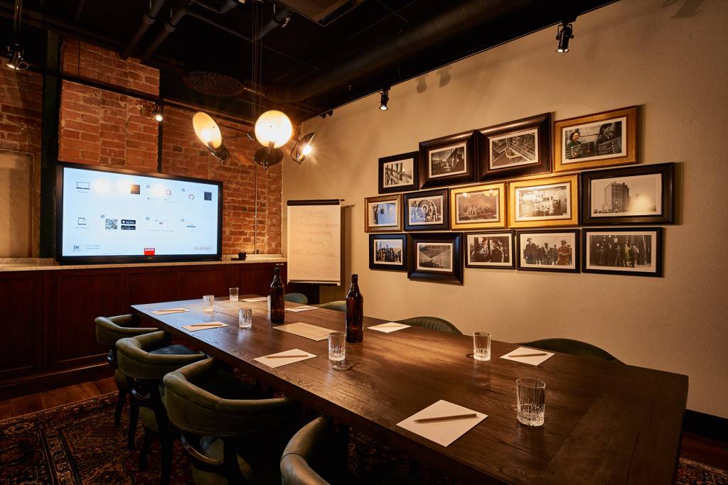 Our Chulainn dish industrial chandelier at The Steam Hotel