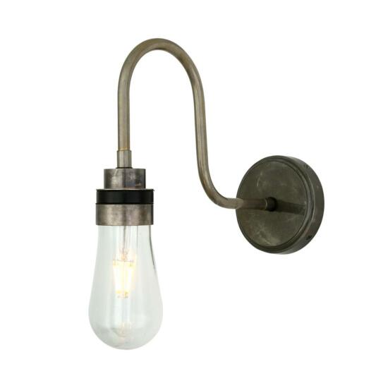 Bo Glass Swan Neck Wall Sconce IP65