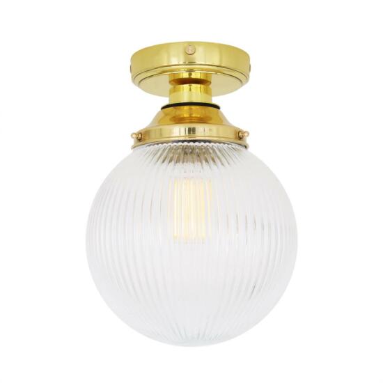 Cherith Prismatic Globe Ceiling Light 20cm IP44