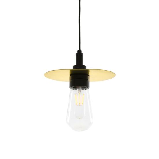 Kai Brass / Glass Bathroom Pendant Light IP65