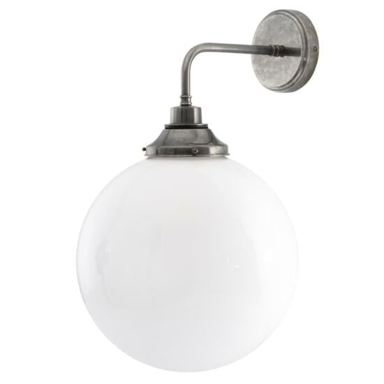 Pelagia Opal Globe Wall Sconce 11.75" IP44