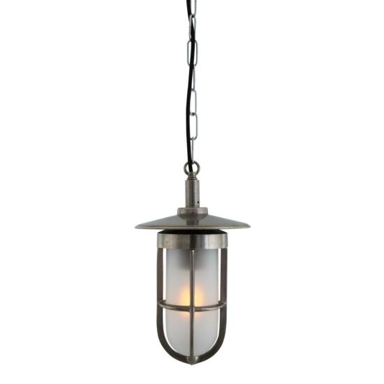 Ramor Nautical Brass / Glass Pendant Light IP65