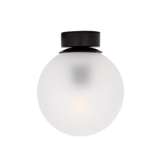 Venice Frosted Glass Globe Flush Ceiling Light 17cm