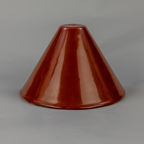 Tilia Pleated Ceramic Lamp Shade, Hazelnut 9.5"