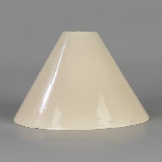 Tilia Pleated Ceramic Lamp Shade, Drop Cloth 24cm