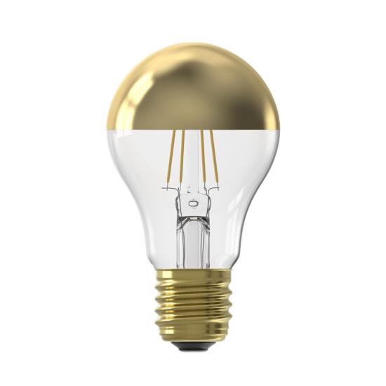 LED Filament Gold Mirror Top Light Bulb Dimmable E27 4W 1800K 180lm 6cm