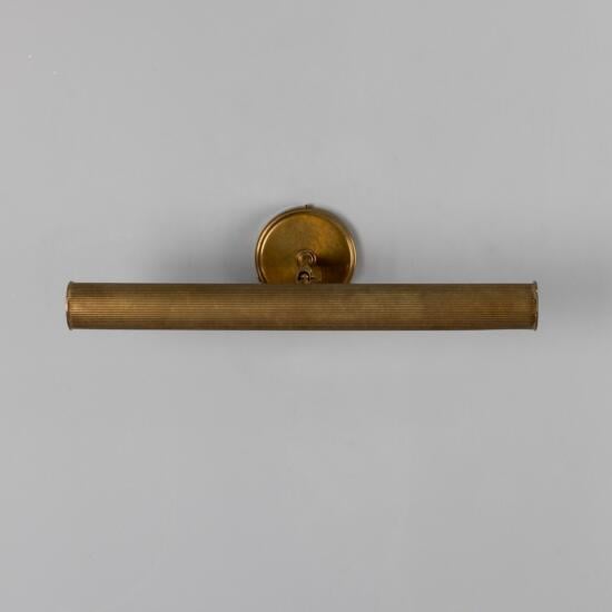 Cambridge Adjustable Reeded Brass Picture Light 20" IP20