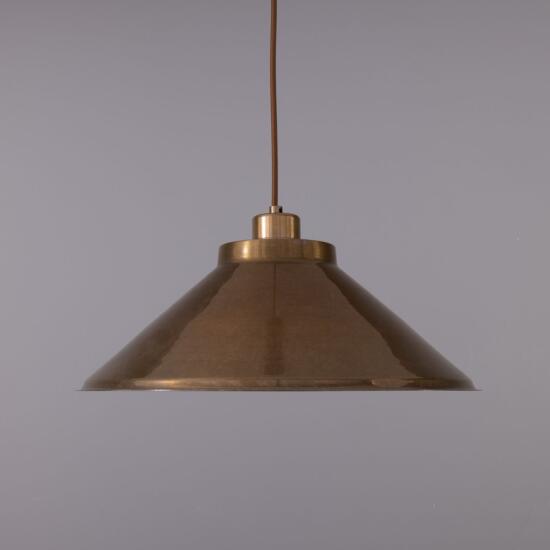 US Rio Vintage Modern Brass Pendant Light 38cm, Antique Brass