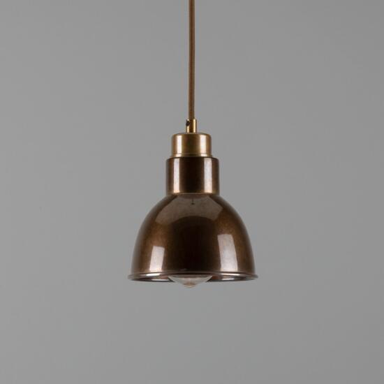 Baku Vintage Brass Pendant Light 15cm, Antique Brass