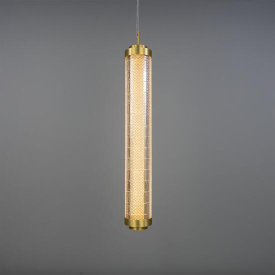 Ashford Neo-Victorian Pendant Light, Satin Brass