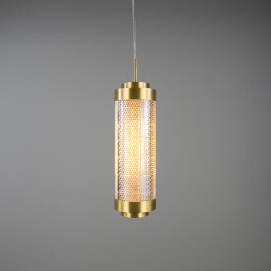 Ashford Small Neo-Victorian Vertical Pendant Light 23" IP20