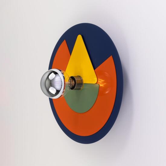 Neptune Colourful Disc Wall Light