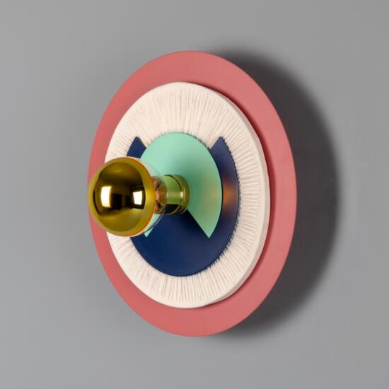 Saturn Colourful Disc Wall Light 14" IP20