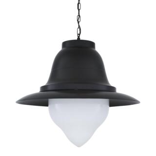 Knightsdale Large Fisherman Pendant Light IP44 74cm, Matt Black