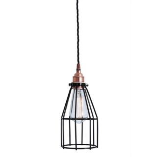 Lima Industrial Cage Copper Pendant Light