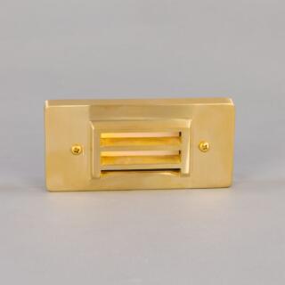 Luminaire petit en laiton grille Calvi, laiton brut