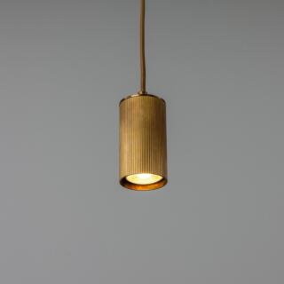 Adare Brass Pendant Spotlight 14.5cm IP20, Antique Brass