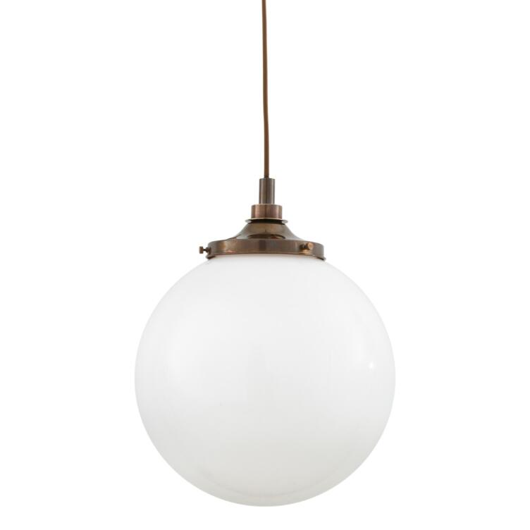 Pelagia Opal Globe Bathroom Pendant Light 35cm IP44