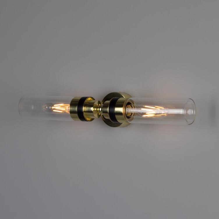 Severn Double Tube Glass Bathroom Wall Light 47cm IP65 Severn Double Tube Glass Bathroom Wall Light 47cm IP65