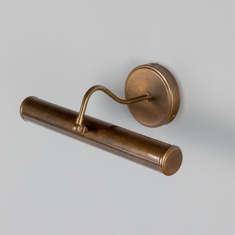 Elle Solid Brass Picture Light 14", Antique Brass