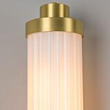 Applique Murale Lampe en Laiton Foncé Avec Verre Opalin Vert