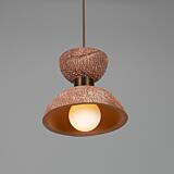 Nakaii Organic Ceramic Pendant Light 7.75