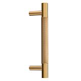 Samford Large Brass Knurled Pull Handle 6.5