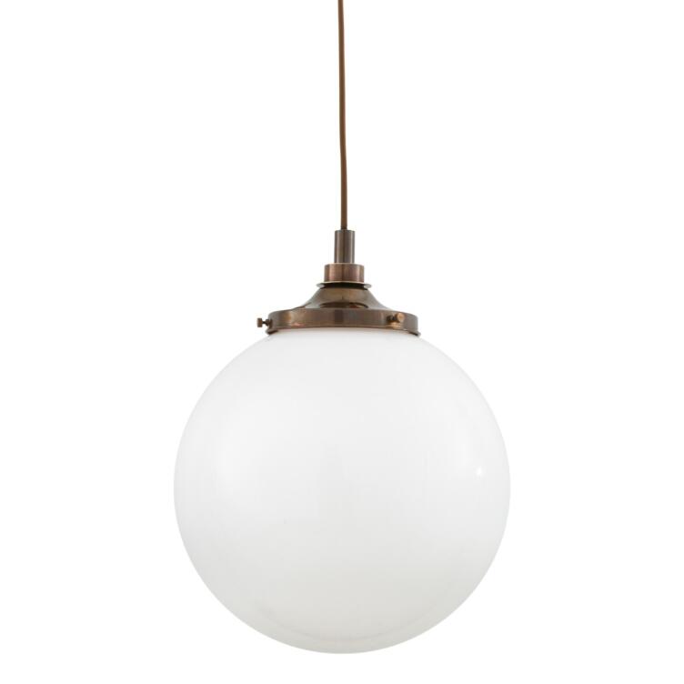 Pelagia Opal Globe Pendant Light 13.75" IP44