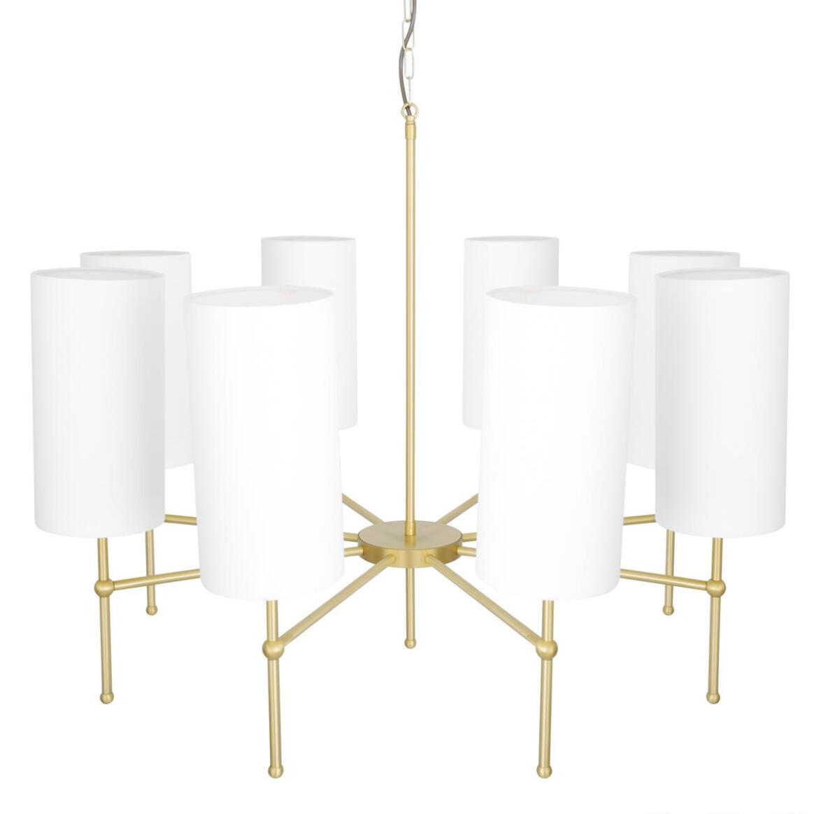 Arizona Modern Eight-Arm Brass Chandelier 127.5cm IP20 main product image